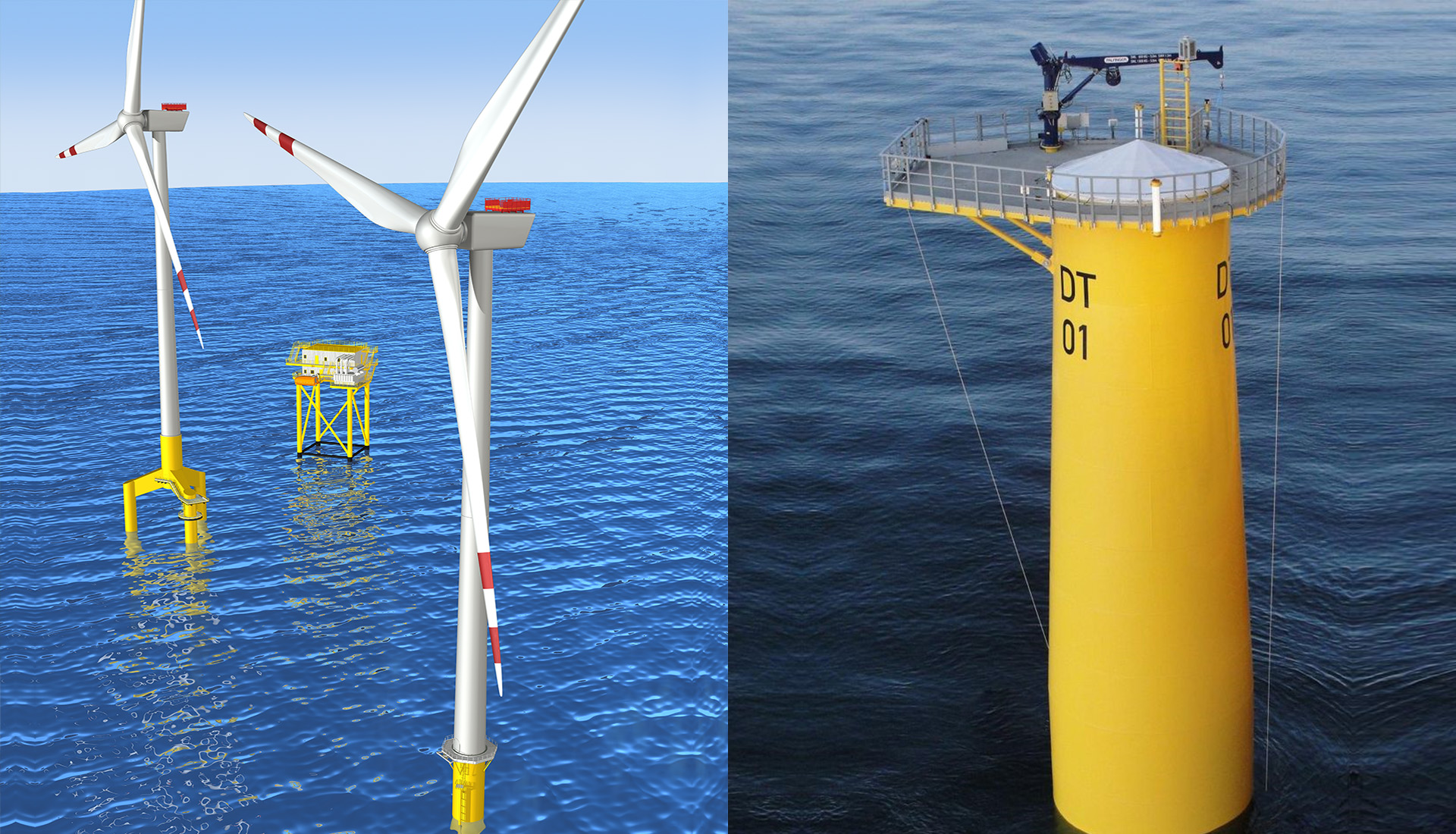 Offshore-Windplattformen