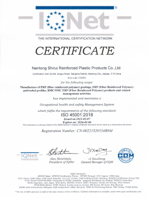 ISO 45001-Zertifikat für das BGM-System